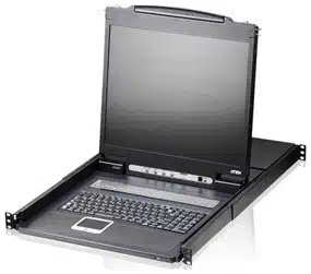 23296183_6572935790-4 ATEN CL1308N interruptor KVM Montaje en rack Negro - Imagen 1