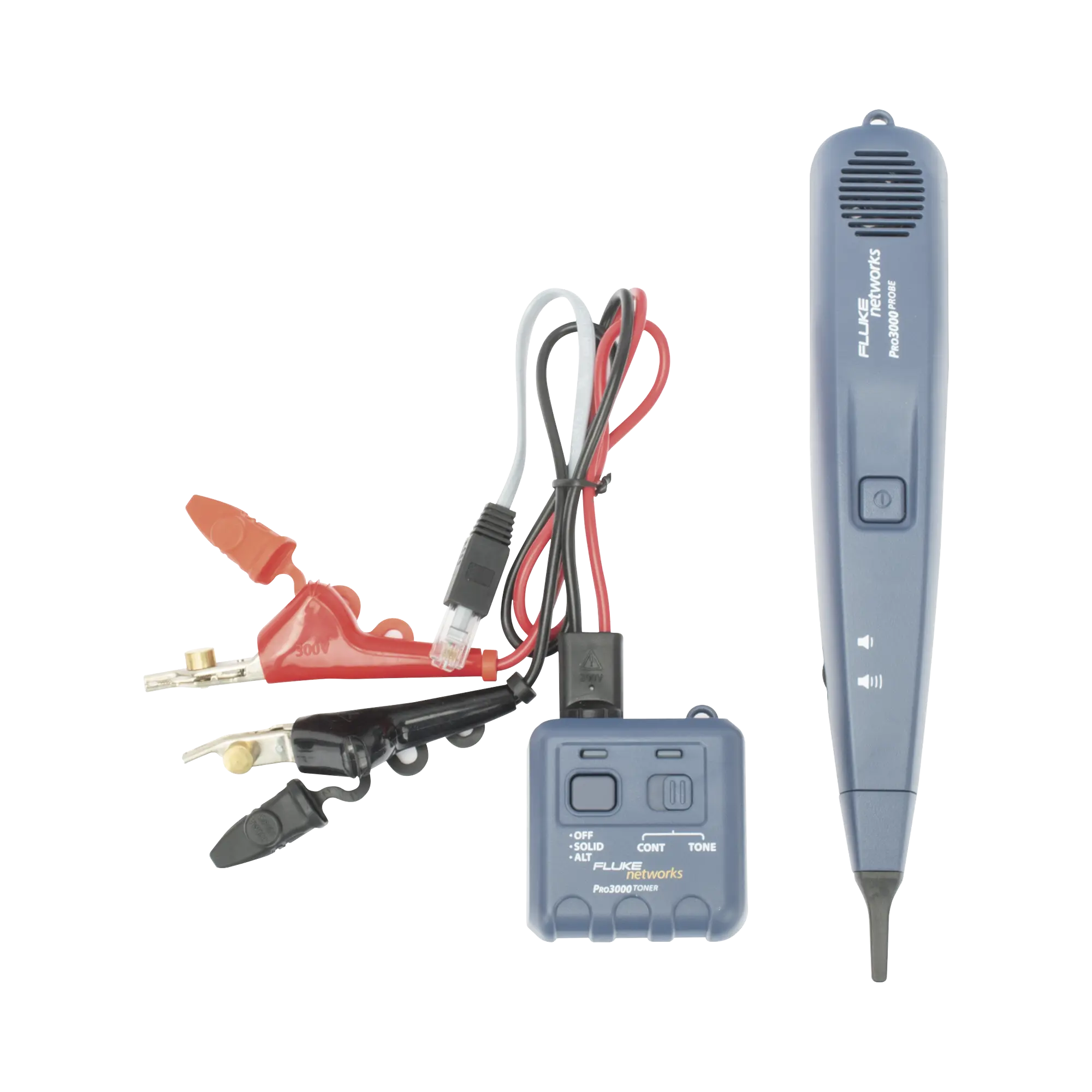 26000900-26000900-h Generador y Sonda (Detector) de Tonos PRO3000™, Para Identificación de Señales Analogicas en Cableado Inactivo FLUKE NETWORKS 26000900 - Imagen 1