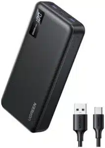 Ugreen 25683B batería externa 20000 mAh Negro