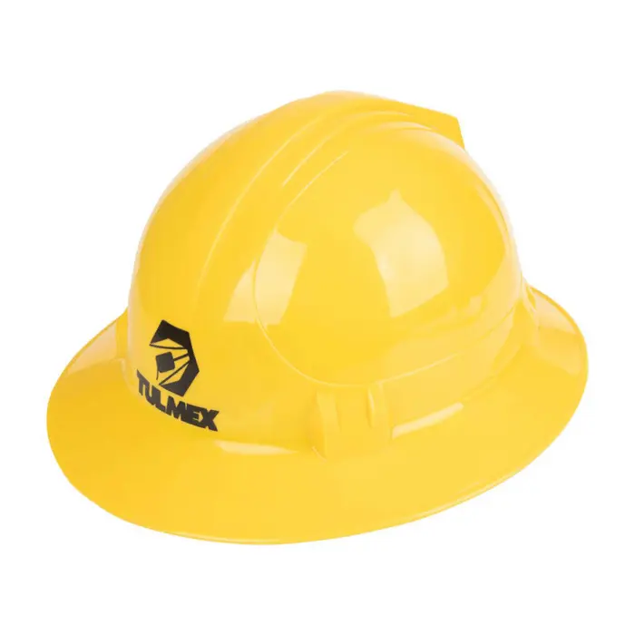 Casco de Seguridad Tipo ala Ancha / Color Amarillo TULMEX 6200HC