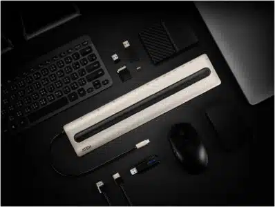 ATEN UH3237 base para laptop o replicador de puertos Alámbrico USB 3.2 Gen 1 (3.1 Gen 1) Type-C Aluminio, Negro - Imagen 5