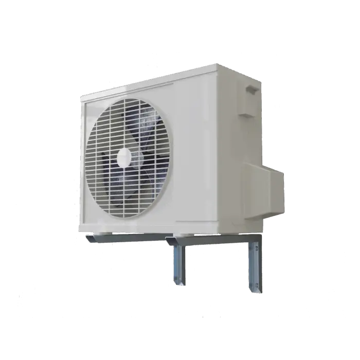 Base Mini split / Para Condensador o Unidad Externa / Galvanizada / Montaje de pared / Capacidad de 1 a 3 toneladas / EPCOM INDUSTRIAL BMP125TG