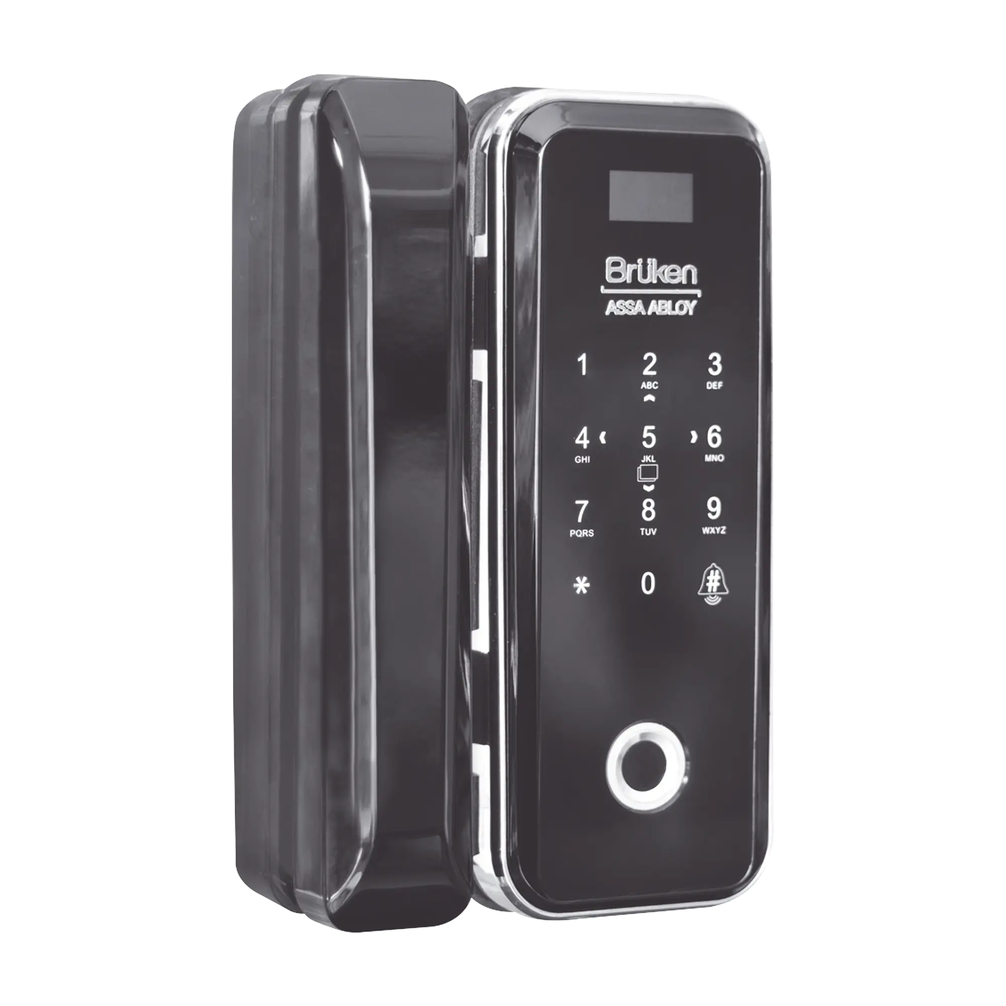 BRK3550-BRK3550-h Cerrojo Electrónico con Lector de Huella/ Contraseña/ Tarjeta para Puerta de Vidrio BRUKEN ASSA ABLOY BRK3550 - Imagen 1