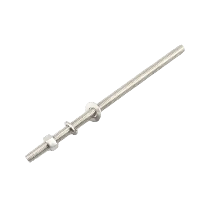 Kit de 10 Varillas Roscadas de 3/8 x 12 in, con Arandelas Planas, Arandelas de Seguridad y Tuercas. SYSCOM TOWERS CH-120