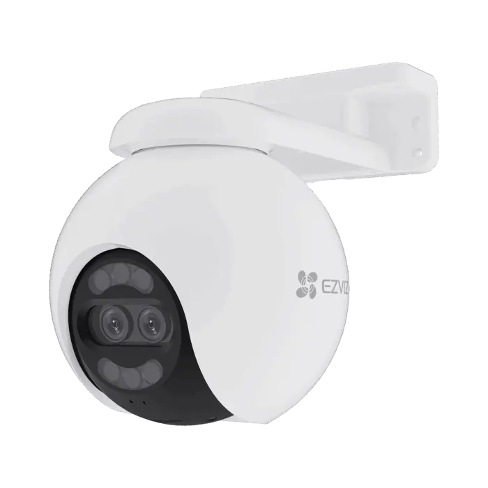 Cámara PT / Wi-Fi / Lente Dual / Panorámica 360° / Resolución 4K / Visión Nocturna ColorFULL / IA Detección de Humanos y Vehiculos / Alarma con Sirena y Luz ...