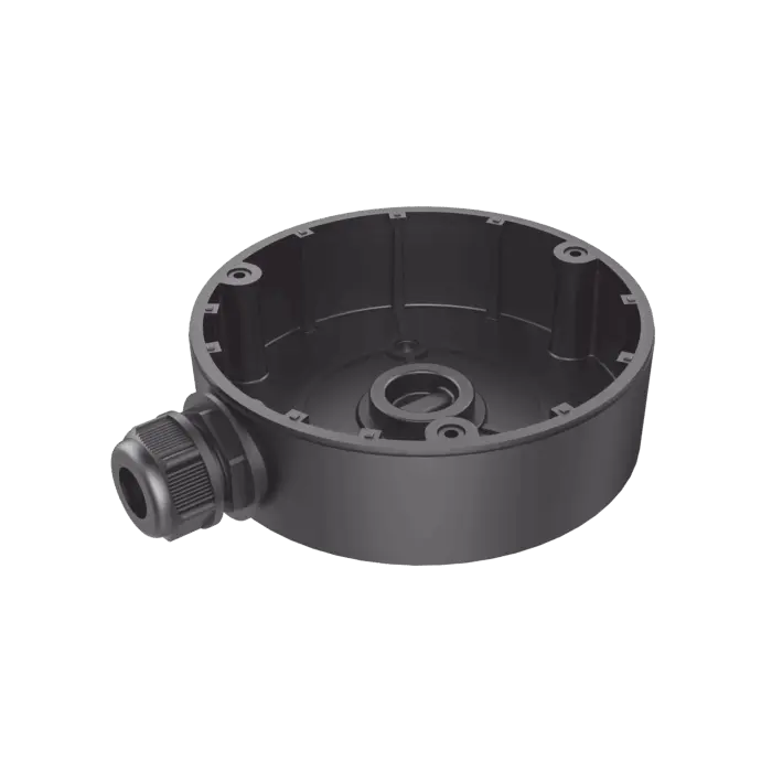 Caja de conexión de Exterior Color Negro / Compatible con DS-2CD2343G2-I(U)(BLACK) HIKVISION DS-1280ZJ-DM8(BLACK)