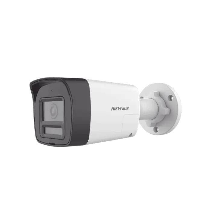 [Audio Bidireccional + Dual Light + ColorVu] Bala TURBOHD 3K (5 Megapixel) / Lente 2.8 mm Angulo de vision 112° / 30 mts IR EXIR + 20 mts Luz Blanca / Micróf...