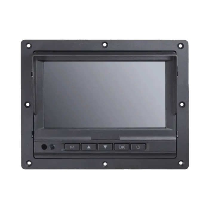 Monitor y Botones de 7" LCD / Compatible con DVR Móvil HIKVISION / Conector Tipo Aviación DS-MP1301(AE)