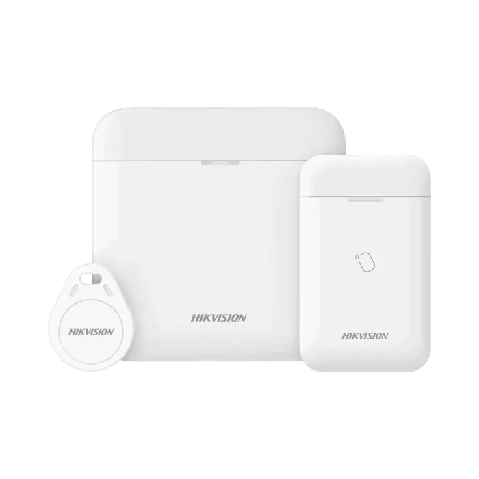 (AX PRO) KIT de Alarma AX PRO para RONDINES / Incluye: 1 Hub con bateria de respaldo / 1 Lector Tag / 1 Tag / Compatible con Hik-Connect P2P HIKVISION DS-PWA...