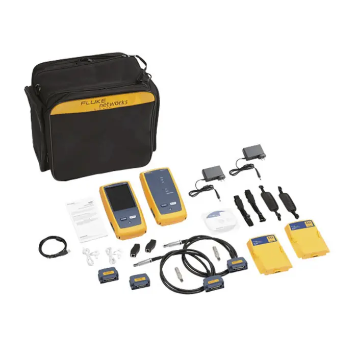 Certificador DSX-8000 para Cable de Cobre Cat5e, Cat6, Cat6A y Cat8, Precisión de Nivel VI/2G (2 GHz), Con WiFi Integrado y Pantalla LCD de 5.7 in, Versión I...