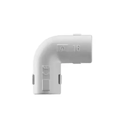 DX-40-325-DX40316 Unión en "L" (Codo) para tubería rígida, recomendado para cable eléctrico, PVC Auto-extinguible, de 25 mm GEWISS DX-40-325 - Imagen 1