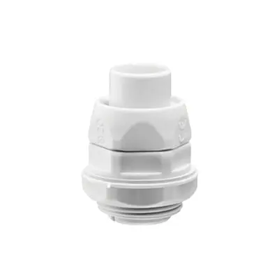DX-54-020-DX54008 Conector (Racor) de tubería flexible a caja, PVC Auto-Extinguible de 20 mm, IP55 GEWISS DX-54-020 - Imagen 1