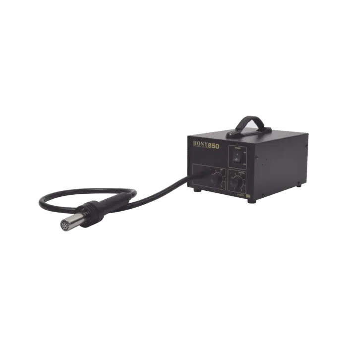 Estación para soldar SMD (Aire caliente) de 20W con 4 boquillas. EPCOM POWERLINE EP-850