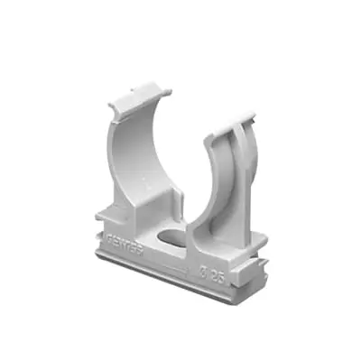 GW-50-601-GW50601 Soporte de presión (Abrazadera), PVC Auto-extinguible, abierto para tubería de 16 mm GEWISS GW-50-601 - Imagen 1