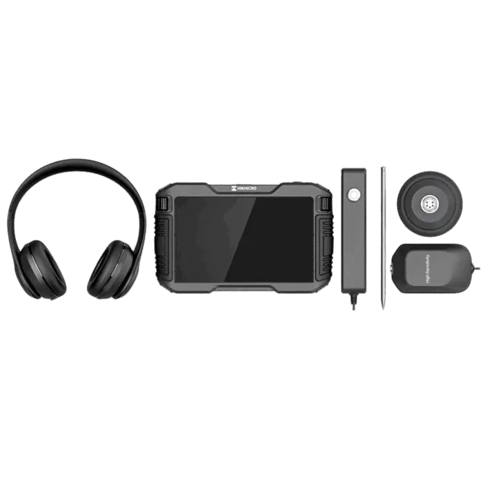 AD21 - Cámara de Imagen Acústica Portátil / DETECTAR FUGA DE AGUA / Pantalla táctil de 7" / IP66 PANTALLA IP54 SENSOR PORTATIL HIKMICRO HM-AP21-AD21P