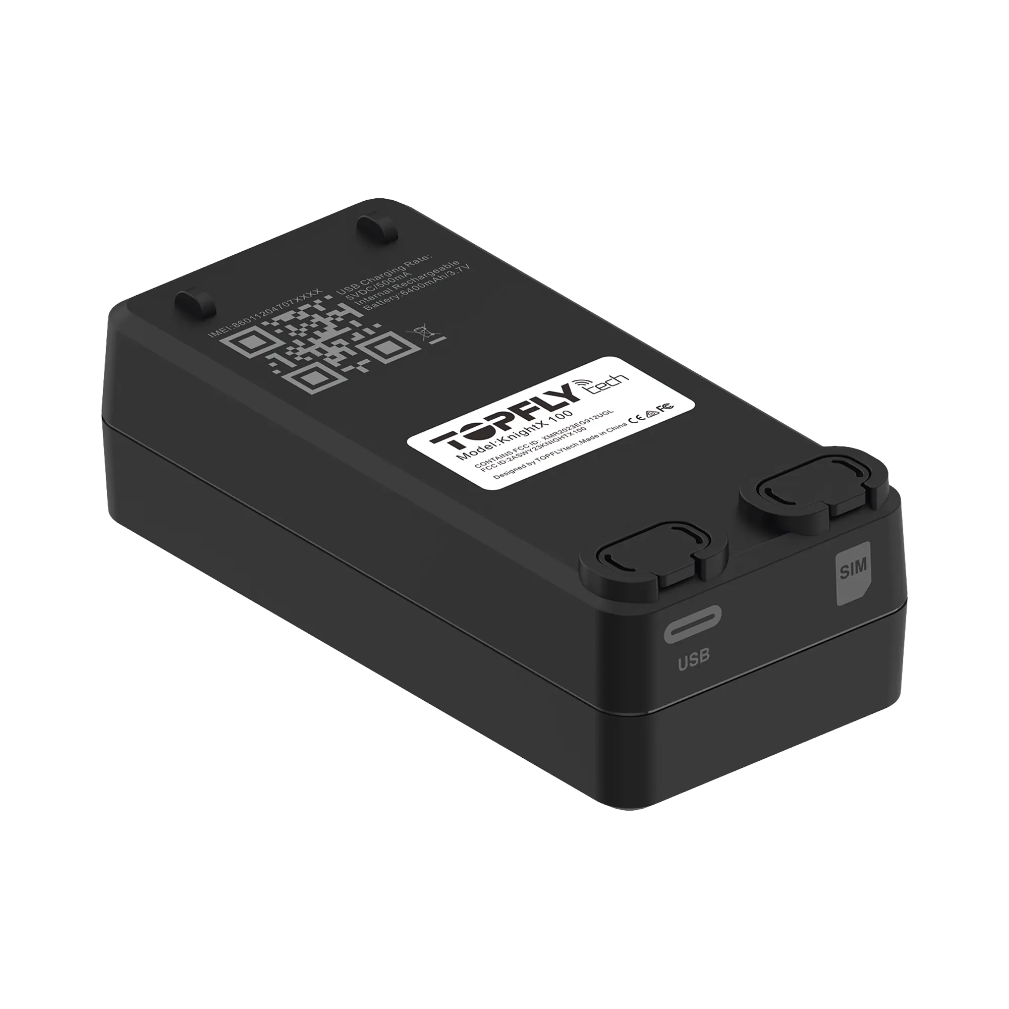 KNIGHTX100-KNIGHTX100-h Receptor de Activos en Tiempo Real / KnightX 100 / Batería Recargable / Aplicaciones Amplias / GPS 4G / Botón de Pánico / Sonda de Temperatura Externa Opcion... - Imagen 1