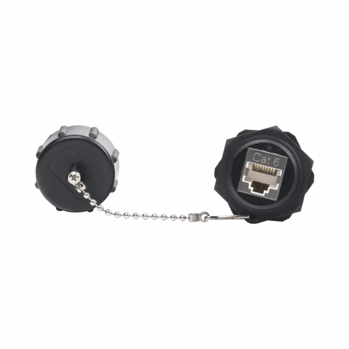 Acoplador Industrial RJ45-RJ45 Categoría 6 Blindado IP67 (Waterproof) LINKEDPRO BY EPCOM LP-C6WP-CP