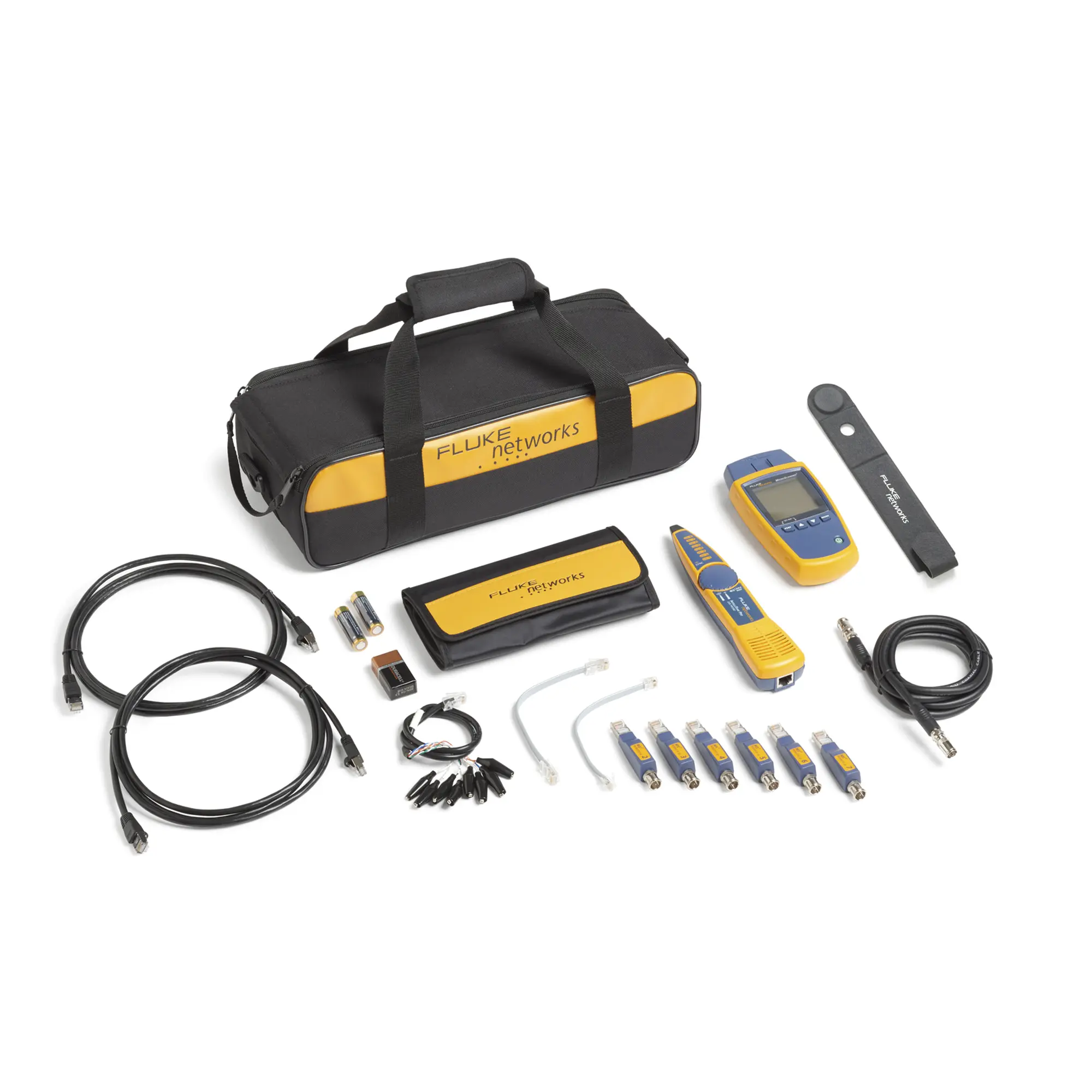 MS2-KIT-MS2KIT-h Kit Profesional de Verificador de Red MicroScanner2, para Comprobación de Redes de Voz, Datos y Video, Con Pantalla LCD Retroiluminada FLUKE NETWORKS MS2-KIT - Imagen 1