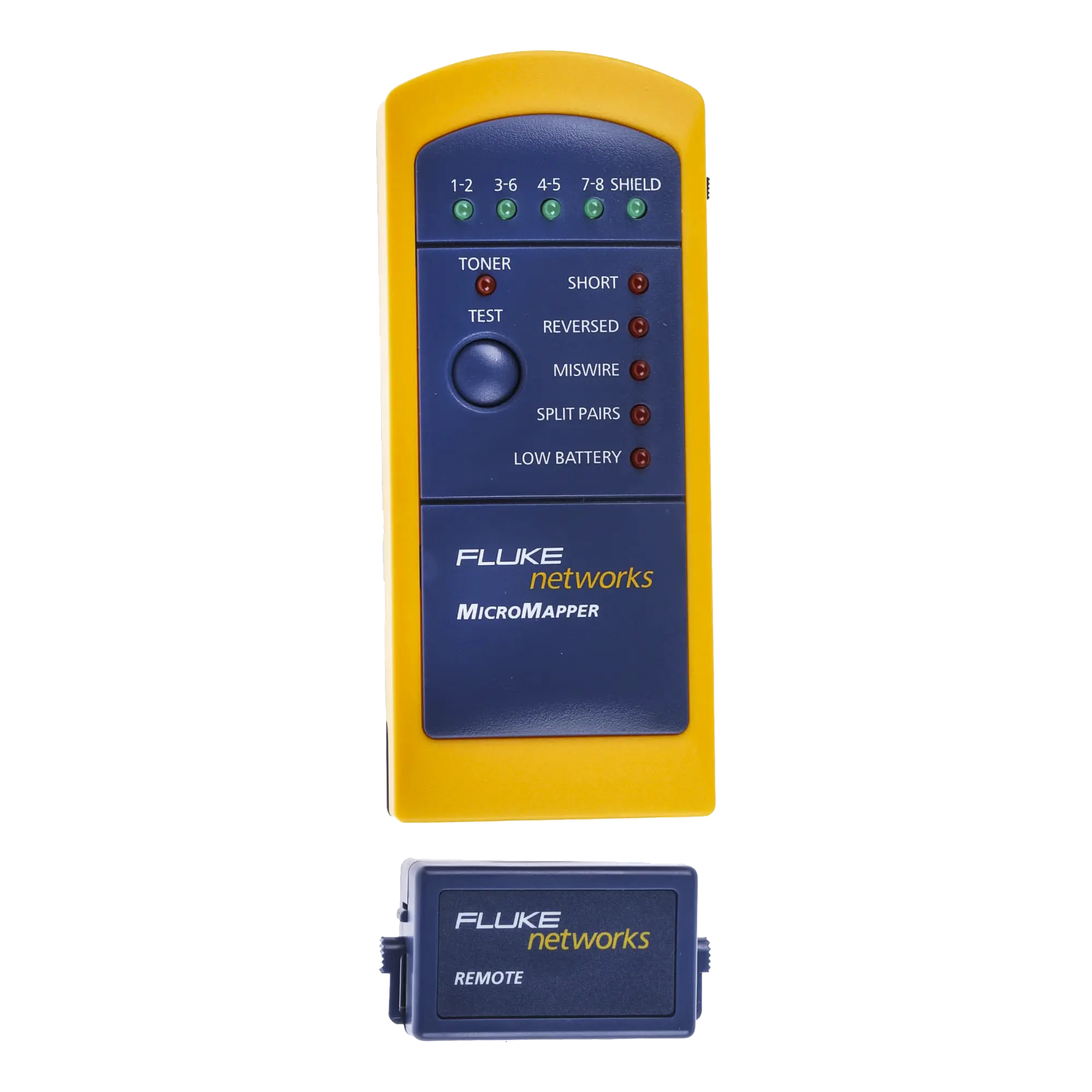 MT-8200-49A-MT820049A-h Probador de Mapa de Cableado MicroMapper™, para Verificar Rápida y Fácilmente la Integridad del Cableado de Par trenzado de Ethernet FLUKE NETWORKS MT-8200-49A - Imagen 1
