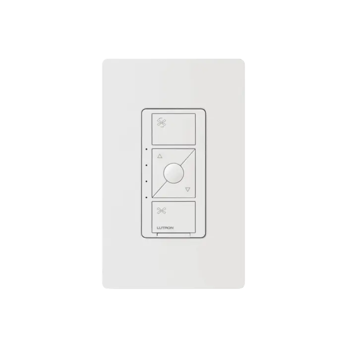 (Caseta Wireless) Control de velocidad inalámbrico para ventilador de techo, un solo polo. LUTRON CASETA WIRELESS PDFSQNWH
