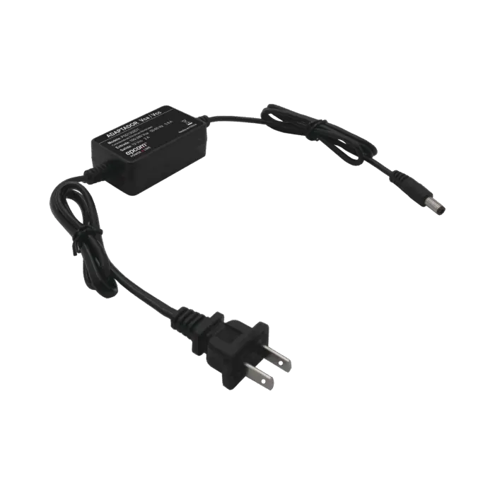 Adaptador 12 Vcc / 2 Amp / Con Terminales de Extensión / Distancias de cable hacia Vca 50 cm / Distancia de cable hacia dispositivo de 50 cm EPCOM POWERLINE ...