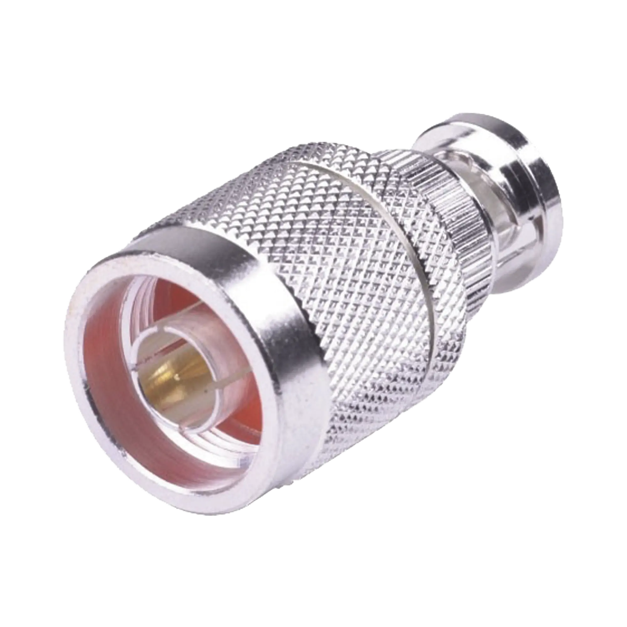 RFN-1040-1-RFN10401-h Adaptador en Línea, de Conector N Macho a BNC Macho, Plata/ Oro/ Teflón. RF INDUSTRIES,LTD RFN-1040-1 - Imagen 1