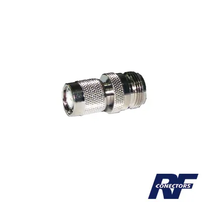 RFT-1234-RFT1234det Adaptador en Línea de Conector TNC Macho a N Hembra, Níquel/ Oro/ Teflón. RF INDUSTRIES,LTD RFT-1234 - Imagen 1