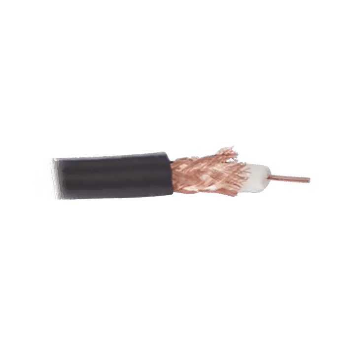 ( Precio por metro ) Cable RG59, conductor central de alambre de cobre calibre 20, blindado de malla trenzada de cobre 80%, aislante de polietileno sólido. H...