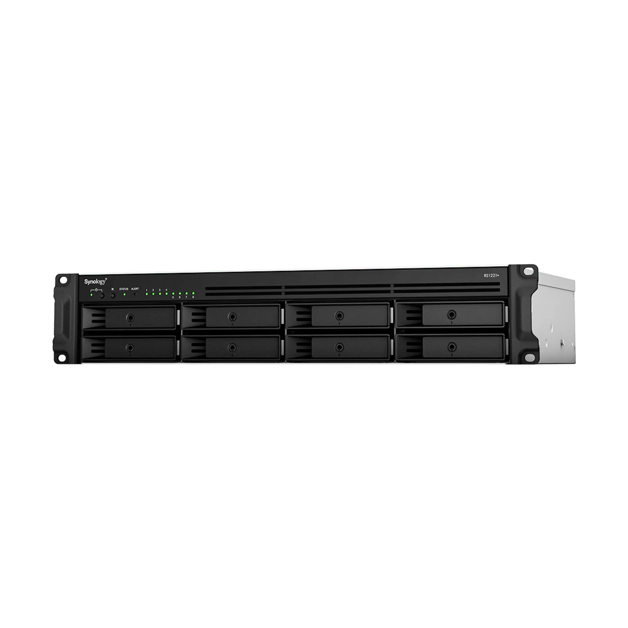 RS1221-portada_0S2000 SYNOLOGY RS1221+ Servidor de Almacenamiento en Red RackStation RS1221+ | 8 Bahías | Expansión a 12 Bahías | CPU AMD Ryzen V1500B | 4 GB DDR4 ECC | RAID Soportado | 10/25GbE | Synology High Availability | Protección de Datos Integral. - Imagen 1