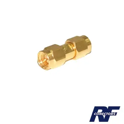 RSA-3403-1-RSA34031det Adaptador Tipo Barril, de Conector SMA Macho a SMA Macho, Oro/ Oro/ Teflón.?? RF INDUSTRIES,LTD RSA-3403-1 - Imagen 1
