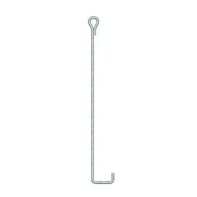 Ancla de Suelo con Ojo de Llave Ø 3/4" x 150 cm, Galvanizado por Inmersión en Caliente. SYSCOM TOWERS SAZ-0L