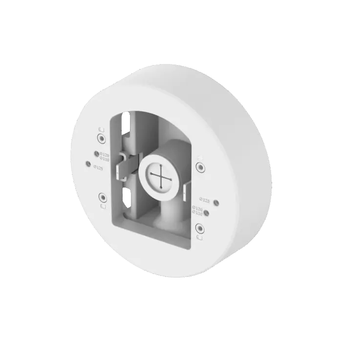 Adaptador de poste compatible con camaras tipo domo Hanwha / verificar compatibilidad Hanwha Techwin Wisenet SBD-140PMW