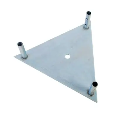 SBZ-45-SBA30 Base Triangular para Tramo STZ45 Galvanizado Electrolítico. SYSCOM TOWERS SBZ-45 - Imagen 1
