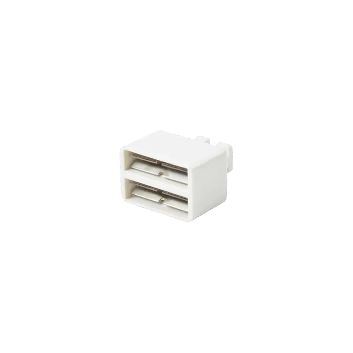 Clip de Puente, Para Uso con Regletas S66 de Siemon, de 1 par, Color Blanco SMBC-2-2