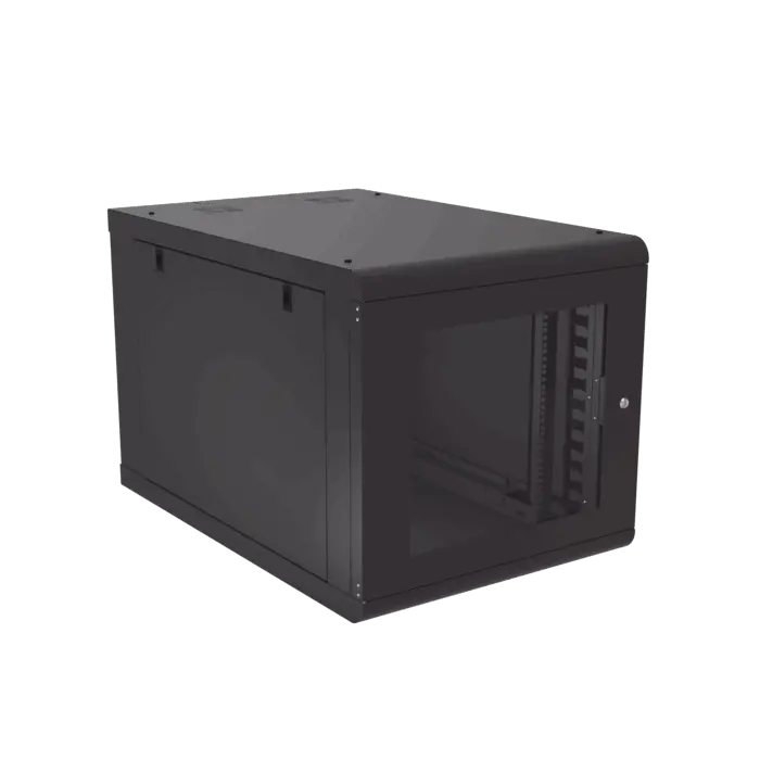 Gabinete de Pared 12U de 1027 mm de Profundidad: Máxima Profundidad y Protección en Acero Reforzado, Ideal para UPS y Servidores de 19" LINKEDPRO SR-1912-GN2DG