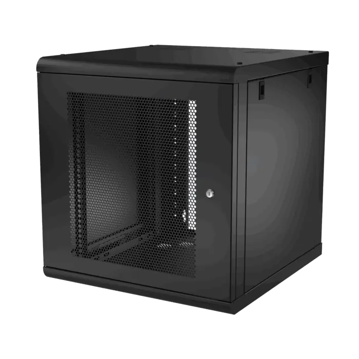 Gabinete de Pared 12U de 635 mm de Profundidad, Rack de 19 in en Acero Reforzado: Compacto y Resistente para Soluciones Profesionales LINKEDPRO SR-1912-GN2P