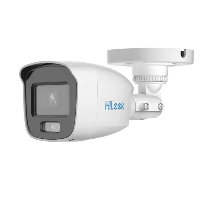 [ColorVu] Bala TURBOHD 2 Megapixel (1080p) / Imagen a Color 24/7 / Lente 2.8 mm / Microfono Integrado / Luz Blanca 20 mts / IP66 / Metálica HiLook by HIKVISI...