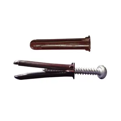 TP-2B-KIT-TP2BKIT Paquete de 10 taquetes café 1 3/4" y 10 tornillos 10mm x 1 3/4" (1104-05002) THORSMAN TP-2B-KIT - Imagen 1