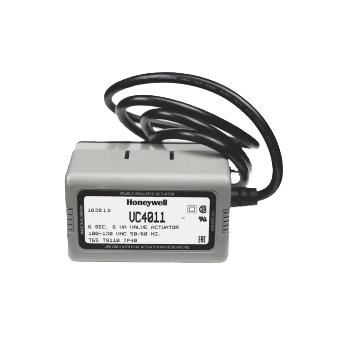 Actuador 120vca On/off. Ideal para control de sistemas hidrónicos de agua helada, caliente o piso radiante HONEYWELL HOME RESIDEO VC4011ZZ00