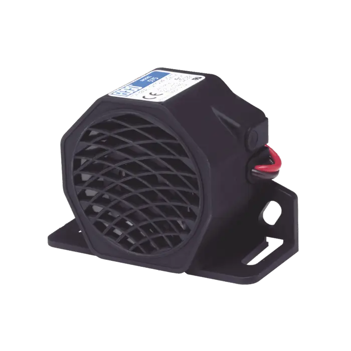Alarma de reversa vehicular, 12-24 Vcc, 107 dBA ECCO X575