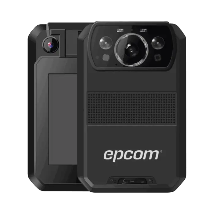 Body Camera para Seguridad / Video 4K / GPS Interconstruido / Conexión 4G-LTE / WiFi / Bluetooth / Sistema Basado en Android / Exterior IP66 EPCOM XMR-R3