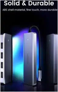 Ugreen 70336 nodo concentrador USB 3.2 Gen 1 (3.1 Gen 1) Type-C 5000 Mbit/s - Imagen 5