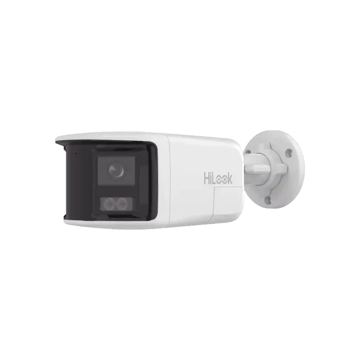 [Dual Light] Bala IP 6 Megapixel / Imagen Panorámica 180°/ PoE / Micrófono y Bocina Integrado / Exterior IP67 / Audio Bidireccional / Alarma Visual y Auditiv...