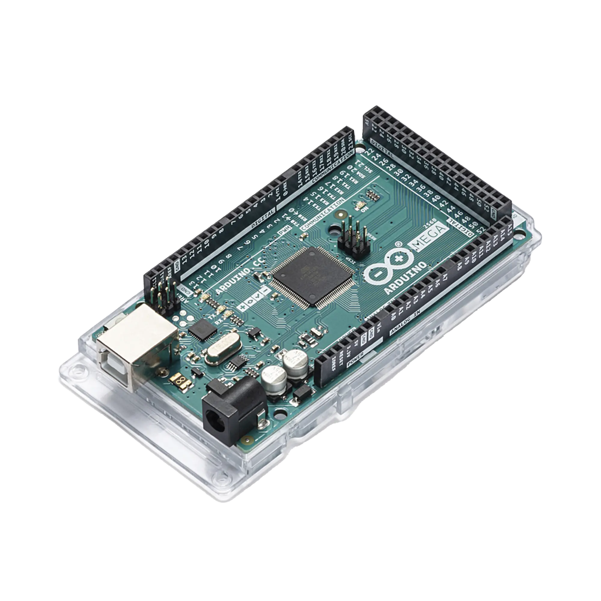 stage10img_33418-1 Arduino MEGA2560 REV3 / Para proyectos que requieren una mayor cantidad de IO´s , Cuatro puertos seriales, 54 pines IO (15 PWM y 16 entradas analogicas) ARDU... - Imagen 1