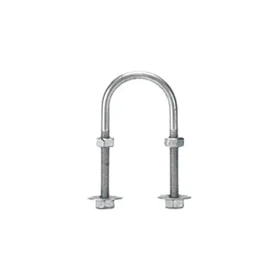 Abrazadera tipo U de 1 1/4", con acabado Electro Zinc, no incluye tuercas y arandelas CHAROFIL CH-ABR-U-32