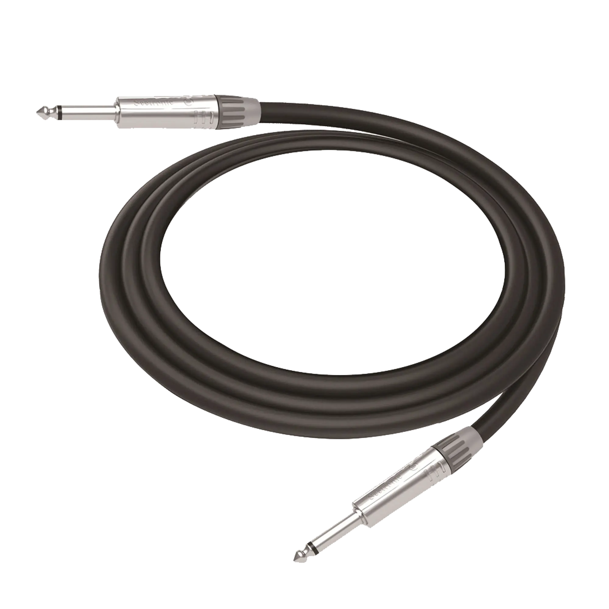 stage10img_35024-1 Cable de Audio | Plug 1/4 in a Plug 1/4 in Mono | Carcasa Cromada | Conectores Seetronic | Ideal para Instrumentos | Longitud 5m COSMICONN CGT-PM-PM-L-5M - Imagen 1