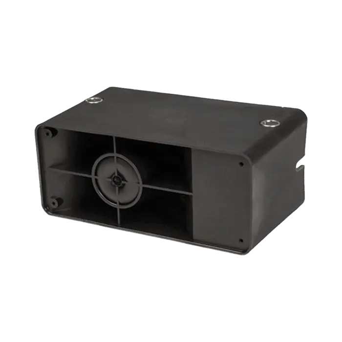 Alarma de reversa vehicular con montaje universal, 12-24 Vcc, 117 dBA ECCO FH117