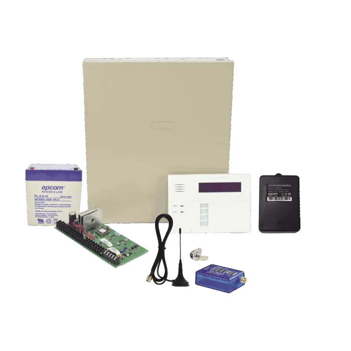 (1 Año datos ILIMITADO INCLUIDO) Kit Vista48LA con comunicador MINI012G, Teclado, Gabinete, Bateria y Transformador HONEYWELL HOME RESIDEO VISTA48MINI2/6160RF