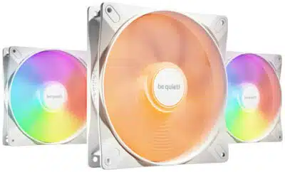 be quiet! LIGHT WINGS LX 140mm PWM High Speed 3-Pack White Gabinete de la computadora Ventilador 14 cm Blanco 3 pieza(s)
