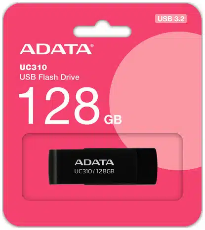 14da1c8831fb6059ae11674c873da3fc-2 ADATA UC310 unidad flash USB 128 GB USB tipo A 3.2 Gen 1 (3.1 Gen 1) Negro - Imagen 1